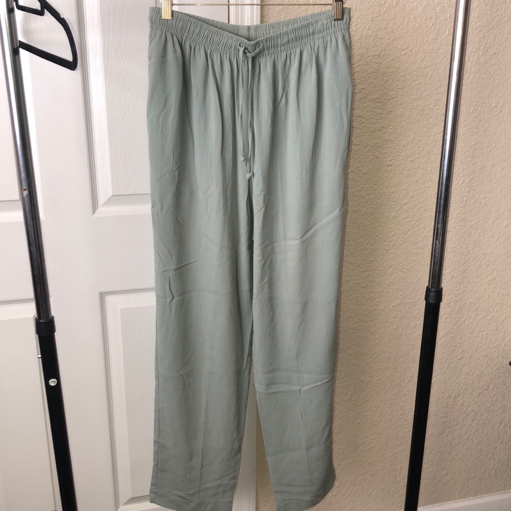 Alfred Dunner Sage Green Pants